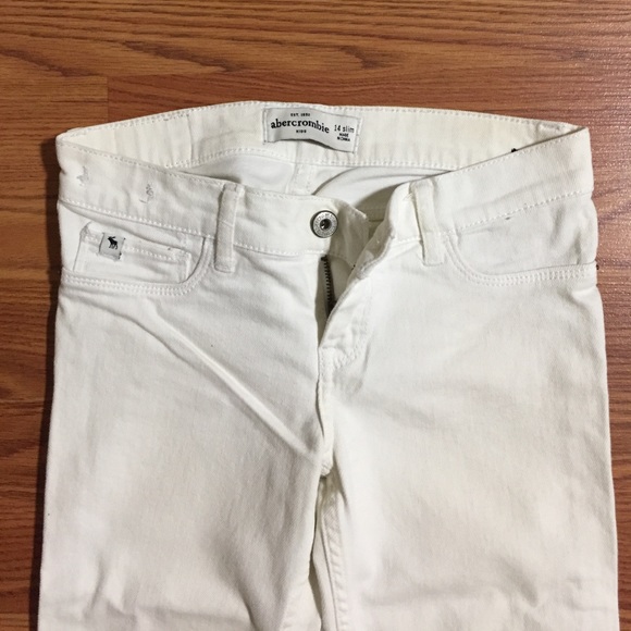 Abercrombie kids white pant size 14s - Picture 3 of 5